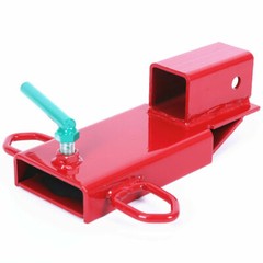 Clamp On Forklift Hitch Receiver Pallet Fork Trailer Towing Adapter 2inch Insert