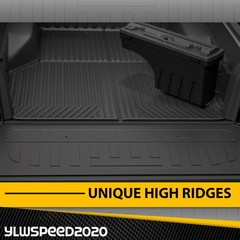 5FT Truck Bed Mat Liner Fit for 2005-2023 Toyota Tacoma Double Cab All Weather