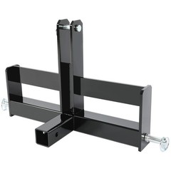 3 Point 2″ Receiver Hitch Drawbar For CAT 1 Tractor W/Suitcase Weight Brackets