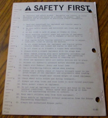 *Krause 4600 Series Row Crop Cultivator Parts & Assembly Manual 1994 s/n 2658-