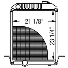 AT167021 Radiator 300D, 310C, 310D, 315D Fits John Deere RADIATORS