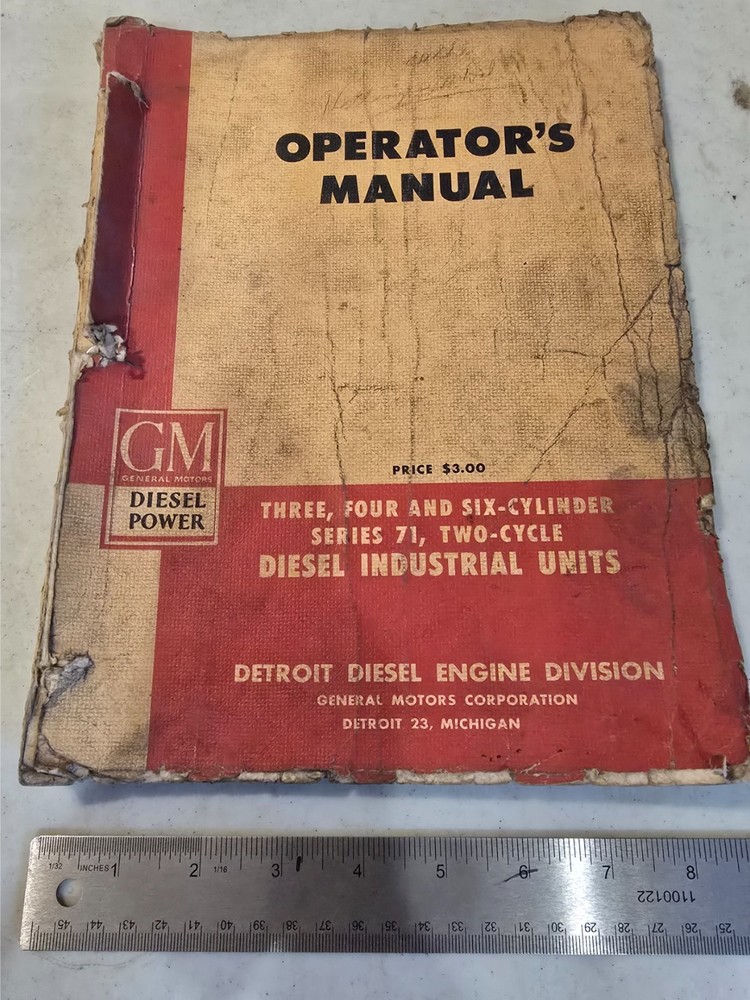 GM Diesel Industrial Units Operator’s Manual (Series 71, 2 Cycle) – 1948