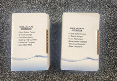 (2) Delavan Roller Pump Coupler #90200. 1-3/8″‘ PTO x 5/8″ Shaft New In Box