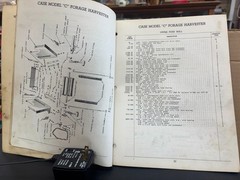 VINTAGE CASE MODEL C FORAGE HARVESTER PARTS CATALOG NO. D250 1952 tractor 120 Pg