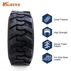 10-16.5 SKS Skid Steer Tire 10PR Heavy Duty 10×16.5 Bobcat-Fit Anti-Puncture