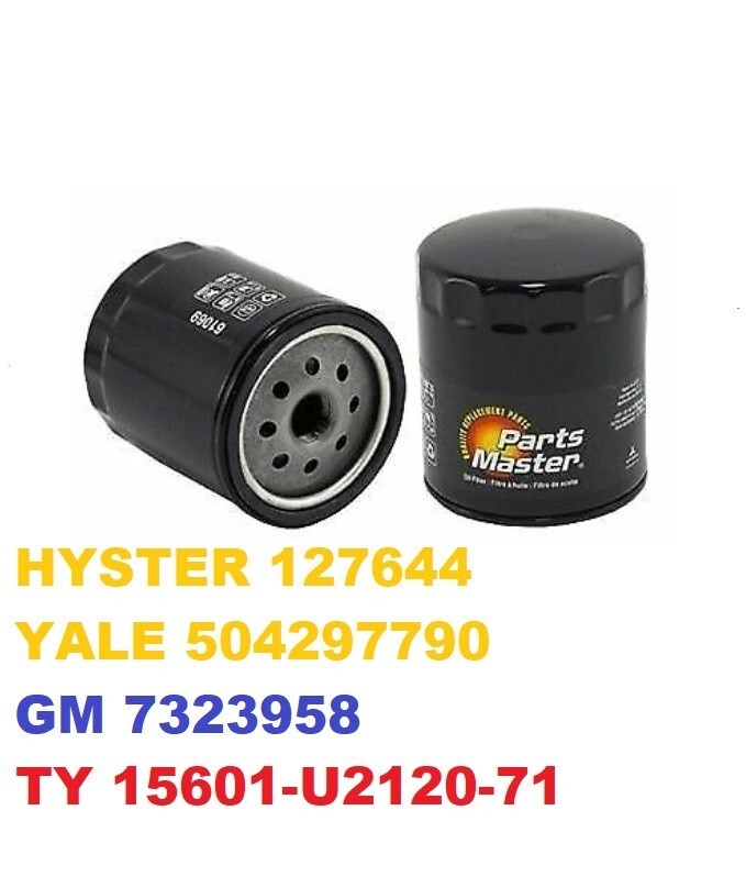GM 3.0L 7323958 HYSTER 127644 YALE 504297790 OIL FILTER TOYOTA 15601-U2120-71