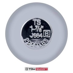 Class 1 Trailer Hitch Ball 2,000 lb 1-7/8″ Chrome 3/4″ Shank Diameter, 1-1/2 In.