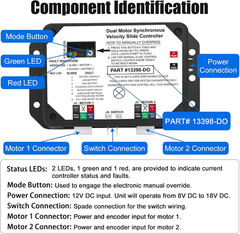 13398-D0 Dual Motor Synchronous Velocity Slide Controller Replacement Controller