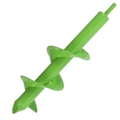 3×12Inch Auger Drill Bit Garden Plant Flower Rapid Planter Hole Digger W/ Gloves