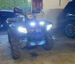 For Honda Foreman Rubicon 520 2020 2021 2022, LED Headlight Bulbs 12V 35/35W