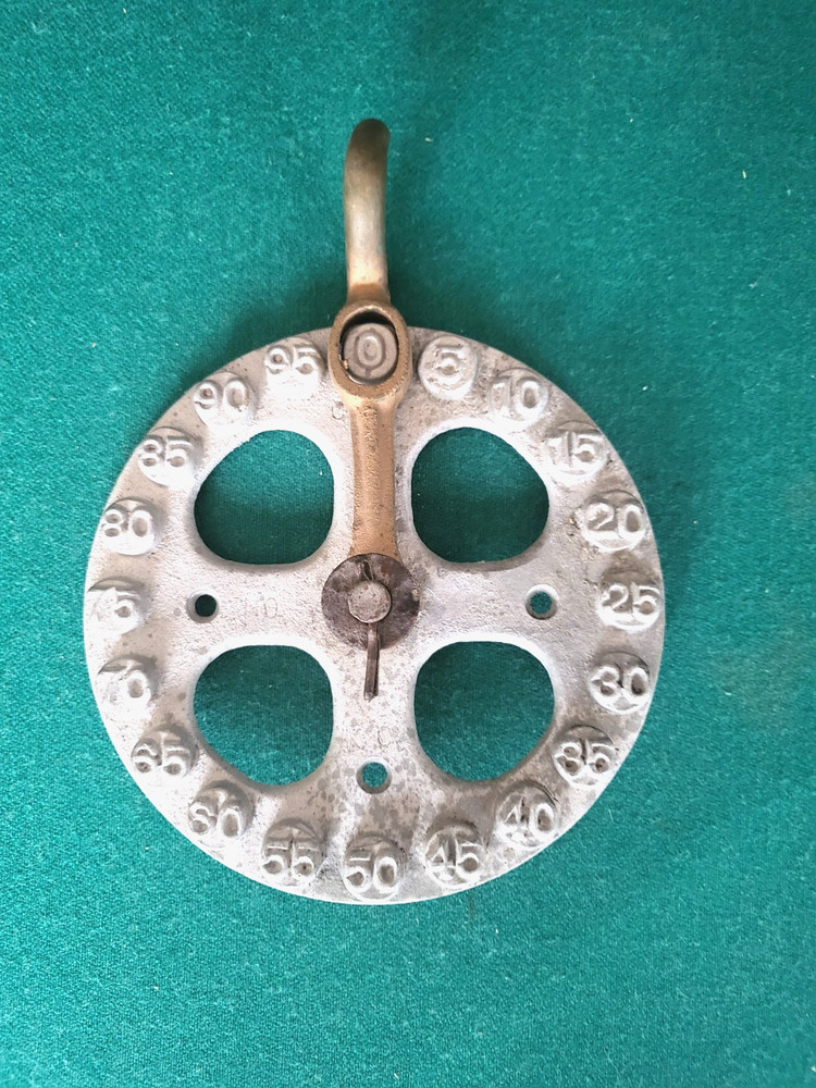 Antique Cast Iron Fuel Gauge For Horse Drawn Fuel Wagons, Kansas City, MO. RARE