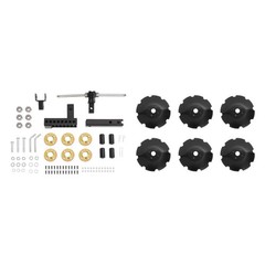 For Universal Adjustable 20” Rear Steel Disc Harrow Steel 6 Pcs 10″ Disc Plow