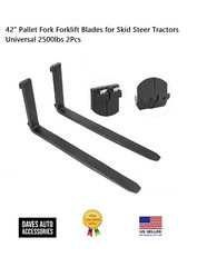 42″ Pallet Fork Blades Set For Skid Steer Tractors 2500LBS Set Of 2 High Quality