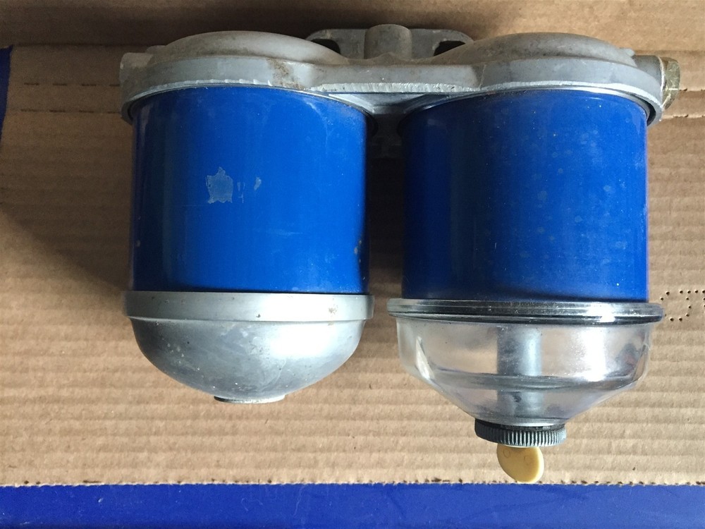 Dual CAV Fuel Filter Glass Bowl # AR66294, EBPN9N166AA Fits Deere, NH, IH Massey