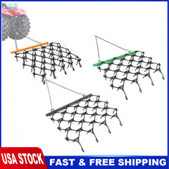 GRAVEE Drag Harrow for ATV UTV Tractor 4×4 ft 5×4.5 ft 3/8″ 1/2″ Teeth