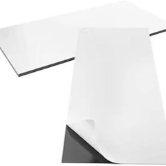 Cut-to-Size Durable 4×12 Inch Magnetic Sheets, 2 Pack: Convert Any Decal into a