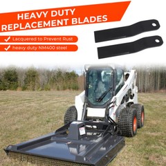 Heavy Duty Steel For Wolverine Skidsteer Brush Hog Cutter Replacement Blades