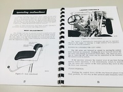 J I Case 580 Ck Tractor Loader Backhoe Operators Owners Manual Maintenance Set