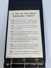 Vtg Ferguson Tractor System Implements Photos Salesman Pocket Binder Manual 40s