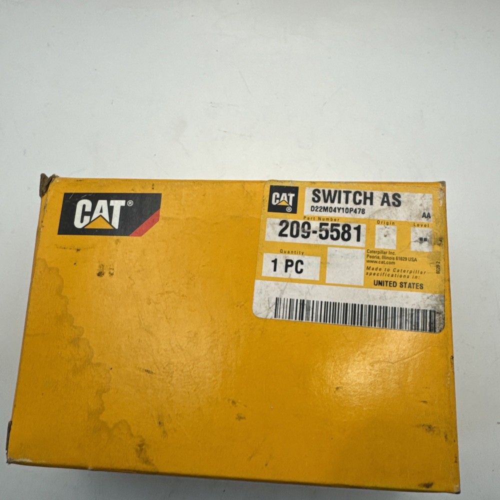 Caterpillar 209-5581 Solenoid Valve Switch CAT 2095581 Genuine OEMFree Shipping