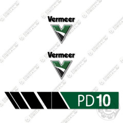 Fits Vermeer PD10 Decal Kit Pile Driver New Style – 7 YEAR OUTDOOR 3M VINYL!