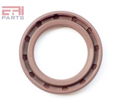 EAI 30x45x8mm FPM/FKM Oil Shaft Rotary Seal w/ Stainless Steel Spring Dbl Lip