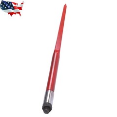 49″ Hay Bale Spear 4500lbs Cap Quick Attachments For Tractor Spike Fork Tine