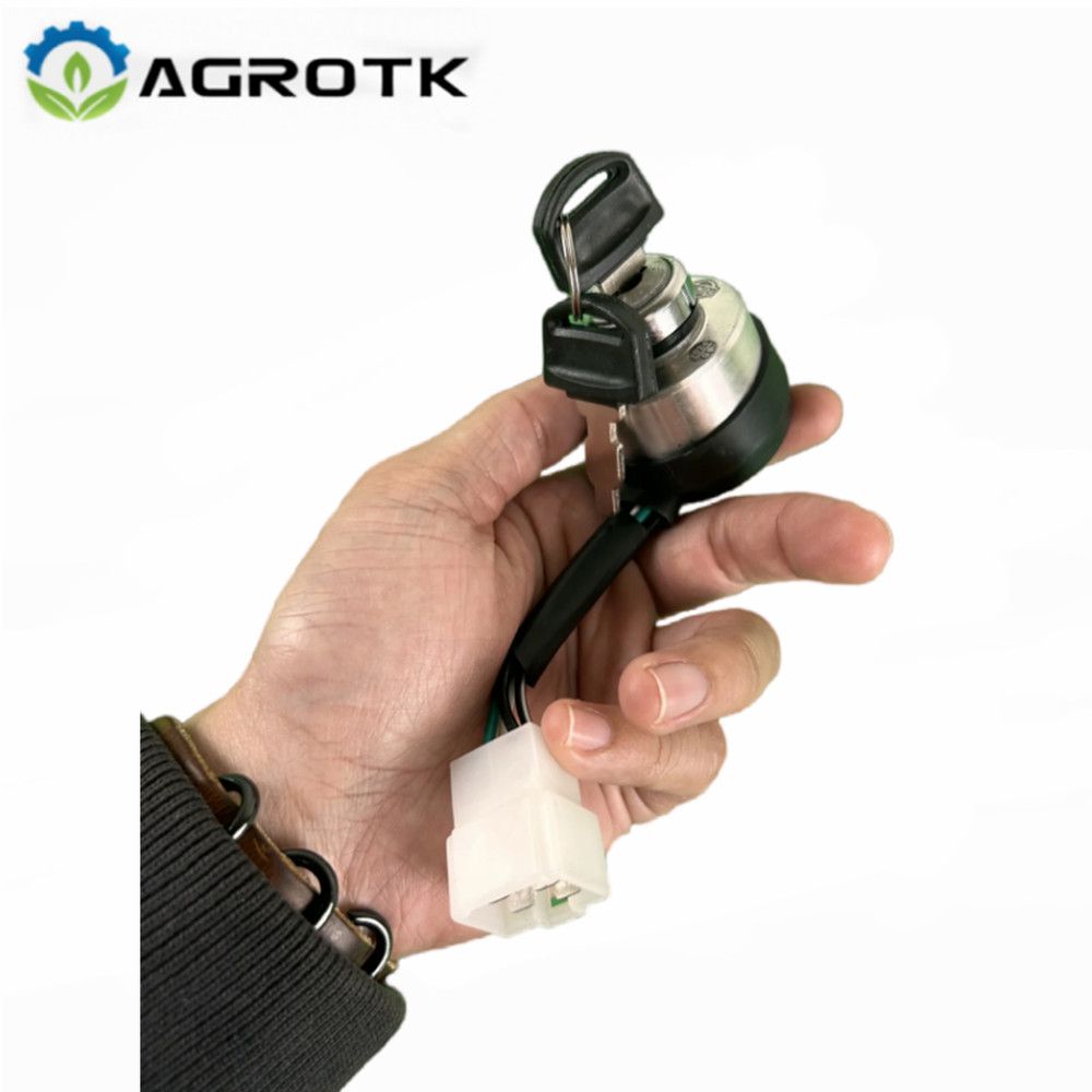 AGT Starter Ignition Switch with 2Keys for H15R Digger Mini Excavator Attachment