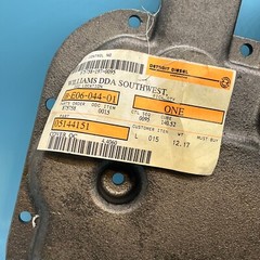 NOS OEM Detroit Diesel Series 71 92 Dual Double Oil Cooler Cover 5144151