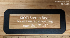 KIOTI Bobcat Tractor Stereo Radio Trim Bezel NX RX DK CX CK PX Cab FM Bluetooth