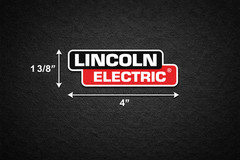 PAIR OF (2) LINCOLN DECALS 4.0″ WELDER STICKERS P77 Free Shipping & Tracking
