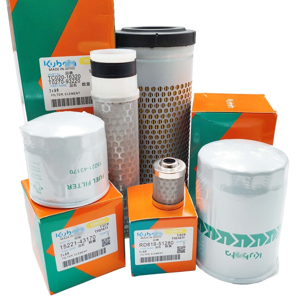 New Complete Filter Service Kit for Kubota KX033-4