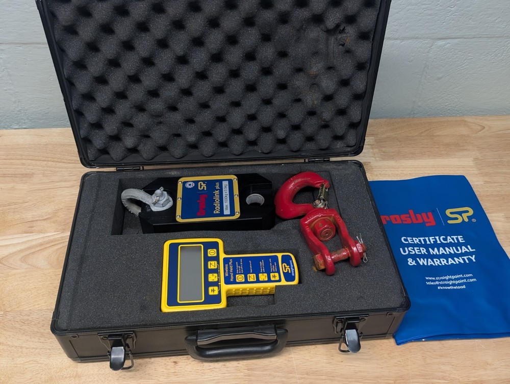 Crosby Straightpoint RLP1T Radiolink Plus Wireless Tensions Load Cell 1 Ton