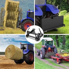 Quick Tach Conversion Adapter for 3 Point Cat 1 Tractors Skid Steers Category 1