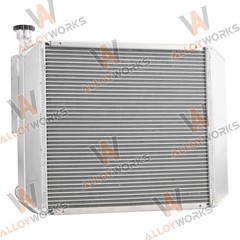 #1329169 4 Row Aluminum Forklift Radiator For Hyster H40XL H45XL C177 GM 3.0L.