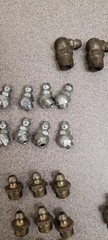 John Deere New and Used Grease Zerk Fitting Assortment 90s 45s multiple sizes