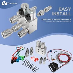 Hydraulic Multiplier, SCV Splitter / Diverter Valve with Couplers and Switch Box