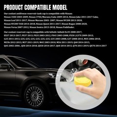2PCS Coolant Reservoir Cap, Radiator Reservoir Cap, Engine Radia Color: Yellow
