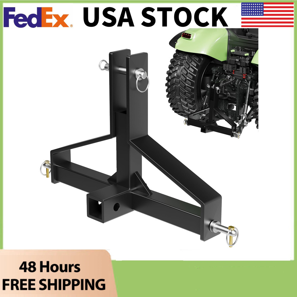 ⭐3 Point Trailer Hitch w/2″ Receiver,Quick Hitch Tractor Attachments for Cat 1