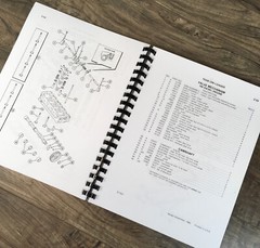 Case 1835B Skidsteer Uni-Loader Manual Parts Catalog Operators Owners Set