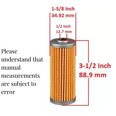 2X MIU804763 Fuel Filter for John Deere 1023E 1025R 1026R Tractor&2243 Vehicle
