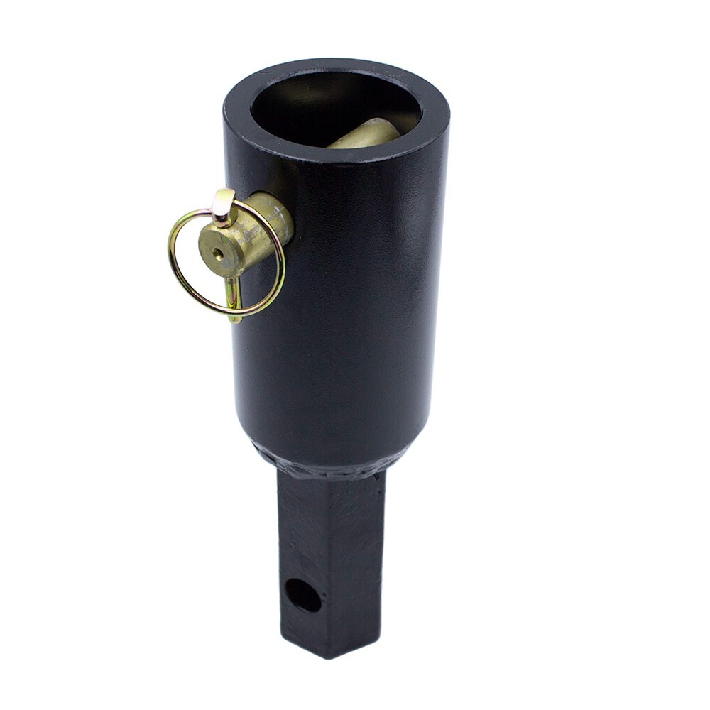 Auger Adapter Conversion 2-9/16 inch female Round to 2″ Male Hex Heavy Duty