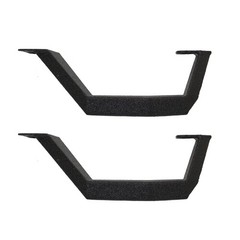 Go Rhino RB10 / RB20 / RB30 Drop Steps – Pair | Galvanized Steel, Protective Bed