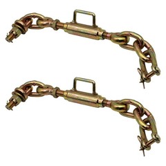 Two Universal 3 Point Hitch Chain Stabilizer Sway Check Chain 11.75″ to 13.5″