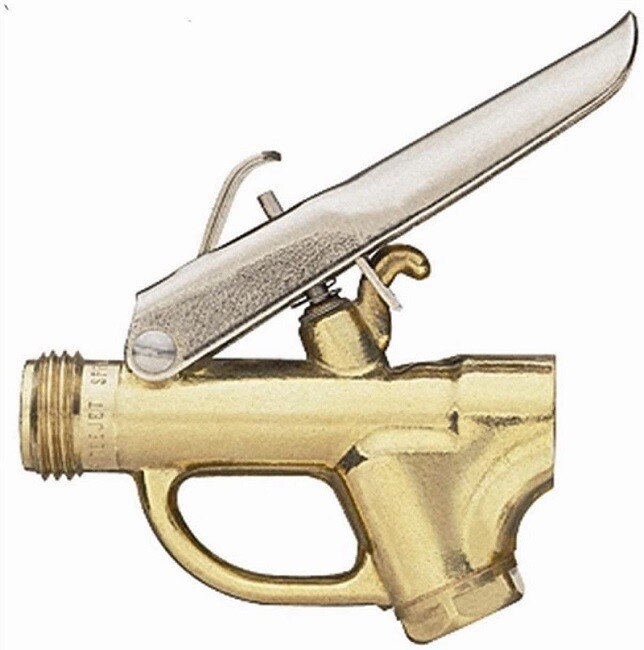 TeeJet Brass Trigger Spray Gun Valve 1/4″ FPT Inlet & 11/16″ Thread Outlet 4688