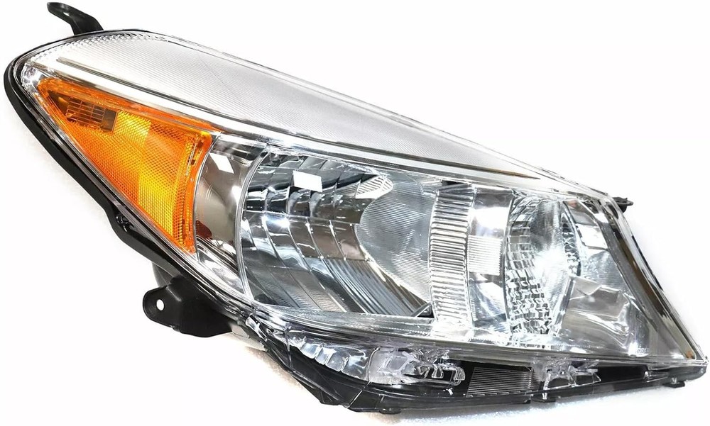 Toyota Yaris/Vitz 12-14 Hatch Halogen Headlight Black Clear Lens Right Pass Side