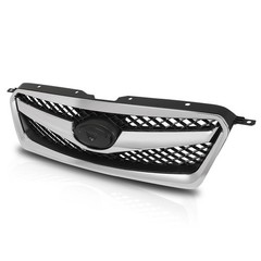 Front Bumper Grille Chrome/Black Subaru Legacy 2010-2012 91121AJ03B Black Chrome