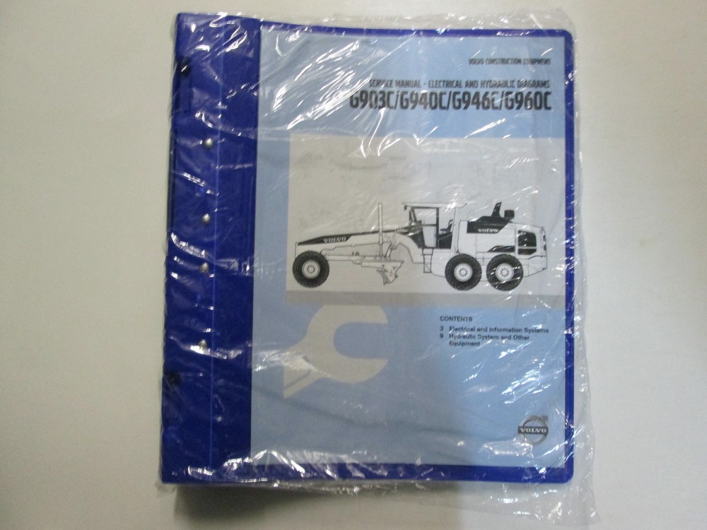Volvo Construction Equipment G903C/G940C/G960C Electrical + Hydraulic Diagrams