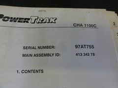 Tamrock CHA1100C PowerTrak Drill Service Manual