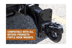 Buyers Products 10040 15 Ton Pintle Hook with Mounting Kit – Heavy Duty Pi